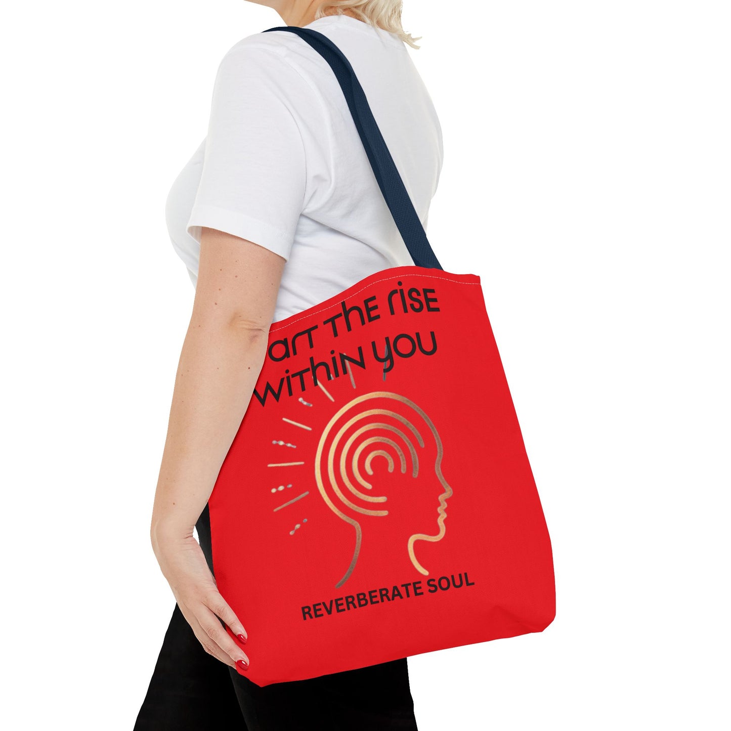 Tote Bag | Start the Rise Within You | Reverberate Soul™