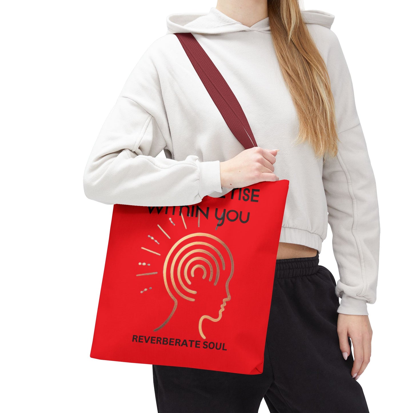 Tote Bag | Start the Rise Within You | Reverberate Soul™