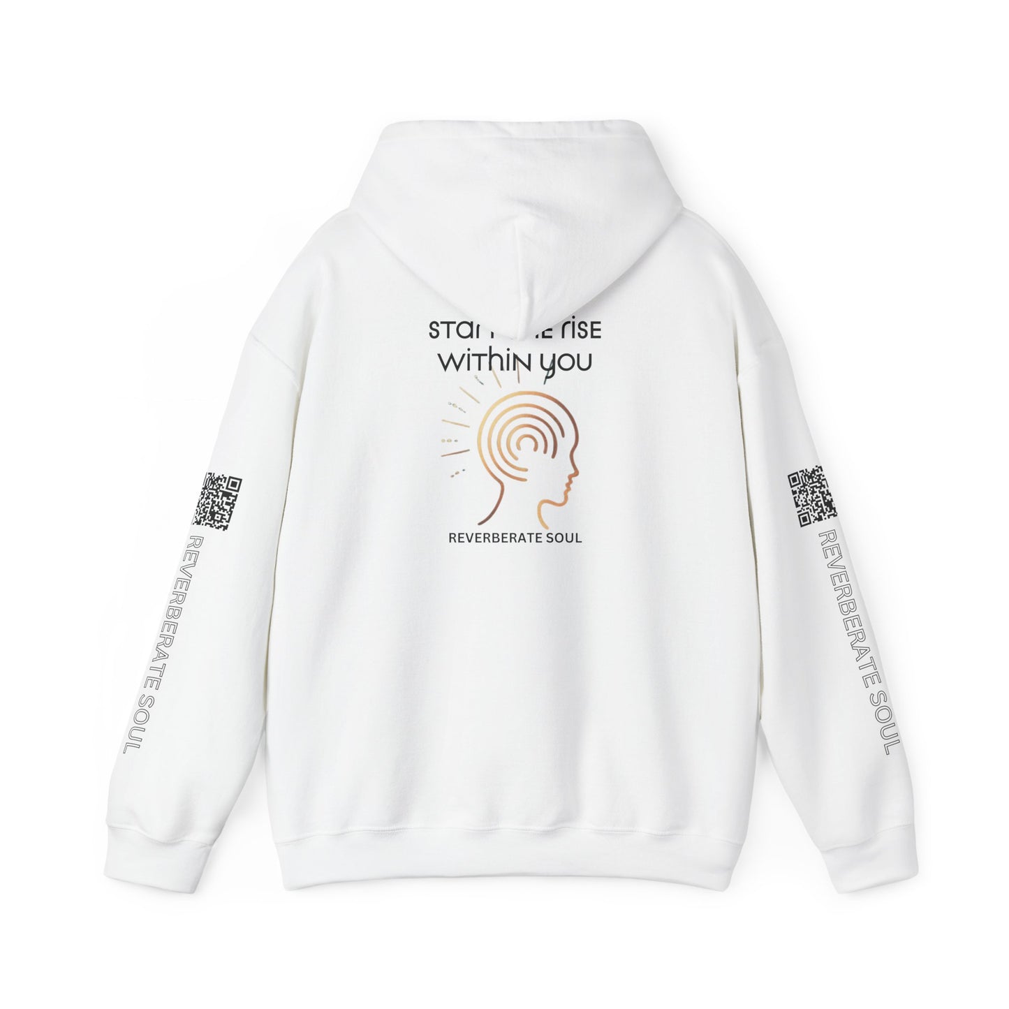 Unisex Heavy Blend Hoodie | Start the Rise Within You | Reverberate Soul™