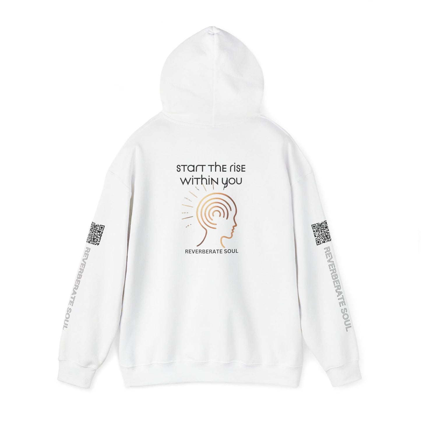 Unisex Heavy Blend Hoodie | Start the Rise Within You | Reverberate Soul™